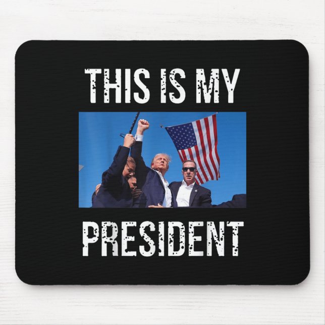 Mousepad Trump 2024 Este É O Meu Presidente (Frente)