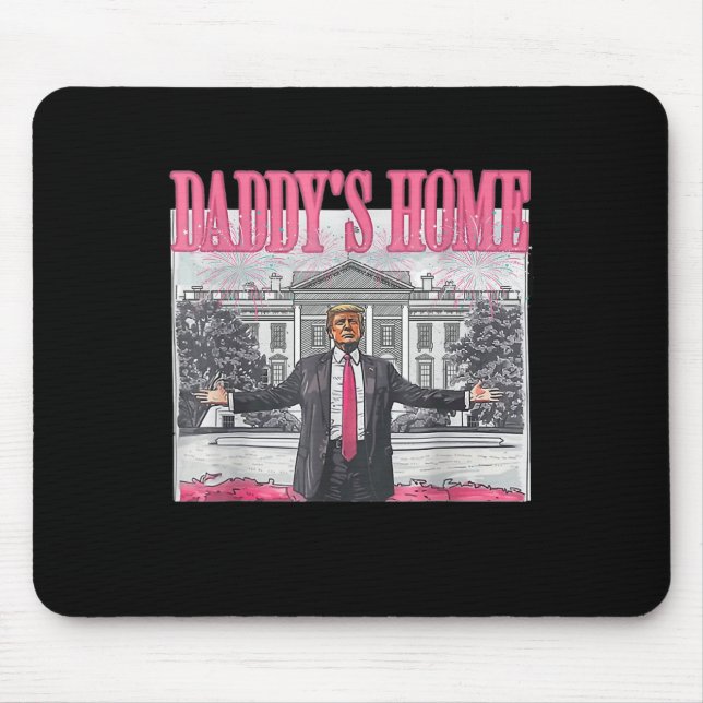 Mousepad Trump 2024 Leve a América Ck Home Trump Pink (Frente)