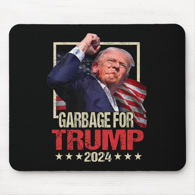 Mousepad Trump 2024 Lixo Eleitoral Para Trump Vote Trump P (Frente)