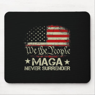 Mousepad Trump 2024 Mega Nunca Entregue A Bandeira American