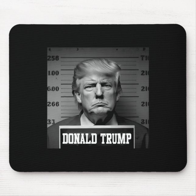 Mousepad Trump 2024 Mugshot Trump Mug Shot Presidente (Frente)