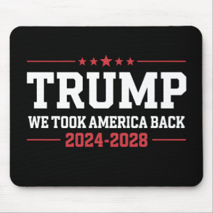 Mousepad Trump 2024 Nós Levamos a América de Volta 47 EUA