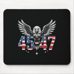 Mousepad Trump 2024, Presidente 45 E 47, Bandeira Americana