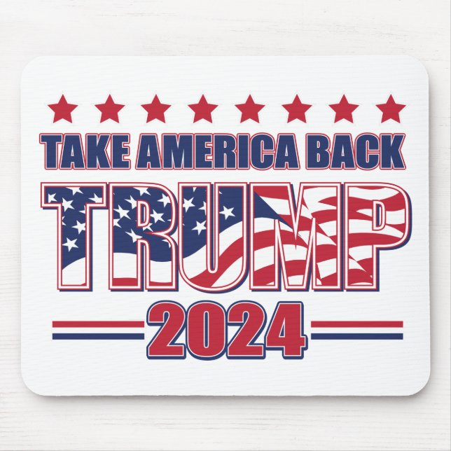 Mousepad TRUMP-2024 Retome a América (Frente)