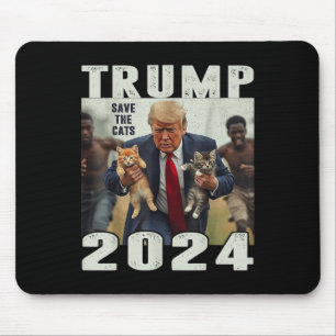 Mousepad Trump 2024 Salve Os Gatos Dizendo Debate
