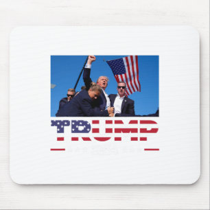 Mousepad Trump 2024 Sobreviveu A Tiro Na Manifestação Eleit