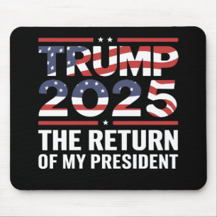Mousepad Trump 2025 O Retorno Do Meu Presidente 47º EUA