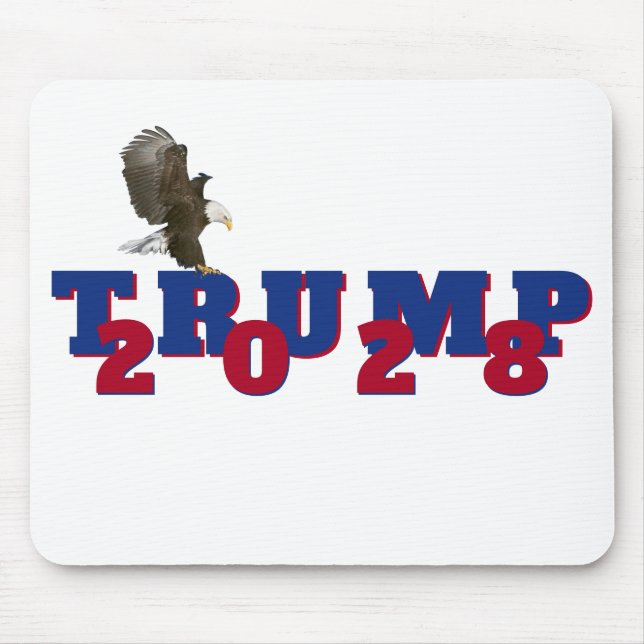 Mousepad Trump 2028 Com Águia Cálida (Frente)