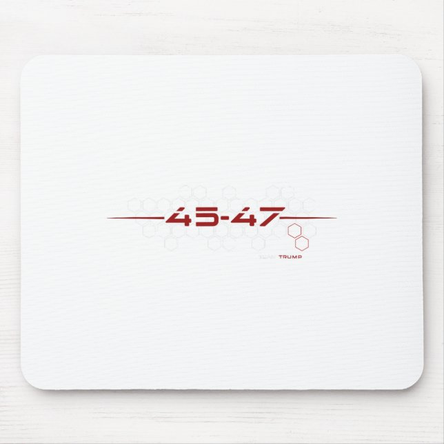 Mousepad Trump 45 47 Design Retro-Futurístico (Frente)