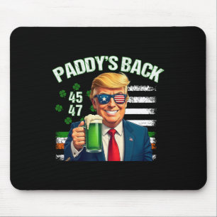Mousepad Trump 45 47 Rua de bandeira irlandesa americana Pa