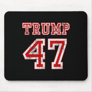 Mousepad Trump 47 Eleições 2024 Homens Conservadores Republ