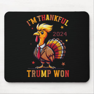 Mousepad Trump Ação de Graças - Estou grato Trump venceu 20