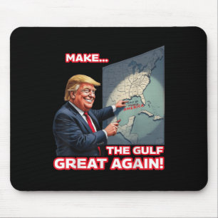 Mousepad Trump Américas Golfo Presidente do México Trump