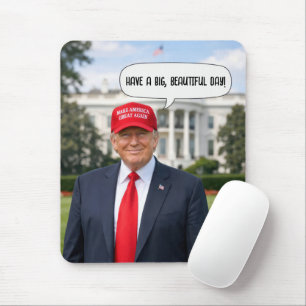Mousepad Trump com Balão de Fala