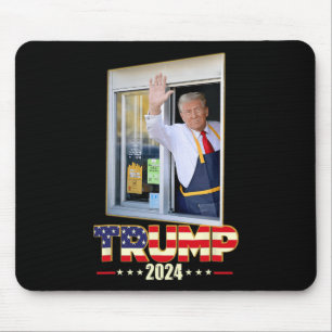 Mousepad Trump Com Mc Donald Trump Trabalhador Votando Em T