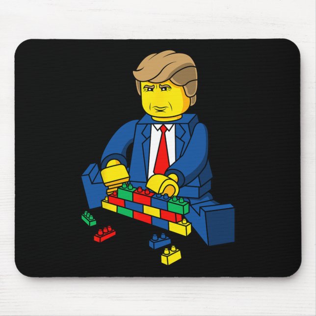 Mousepad Trump Construir Uma Camisa De Parede (Frente)