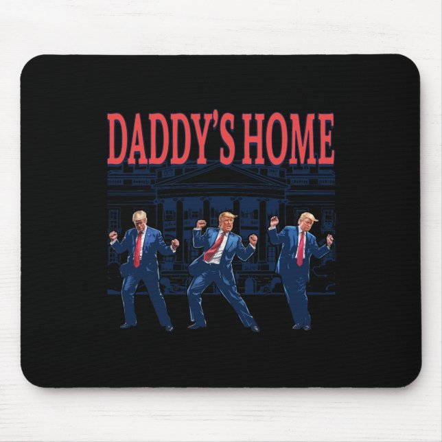 Mousepad Trump Dance Home Retro Pai (Frente)