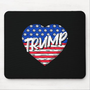Mousepad Trump de Amor do Sinalizador Coração