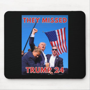 Mousepad Trump Desaparecido 2024 - Maga Política Patriótica