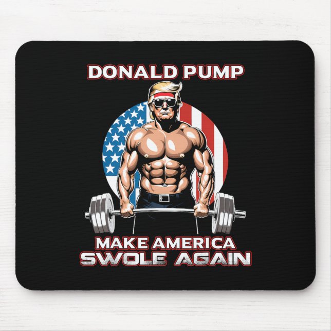 Mousepad Trump Donald Pump Faz a América explodir novamente (Frente)