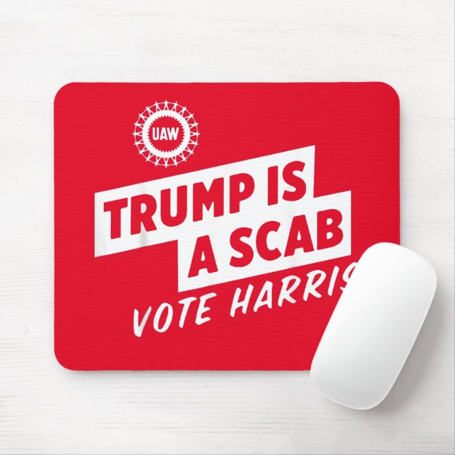 Mousepad Trump é um Scab Vote Harris 2024 Presidente (Com mouse)