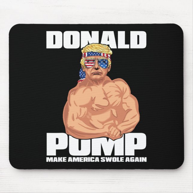 Mousepad Trump Engraçado 4 de julho Donald Pump (Frente)
