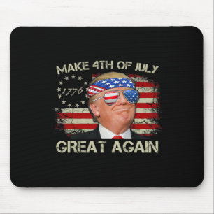 Mousepad Trump Faça 4 De Julho Grande Novamente 47º Preside
