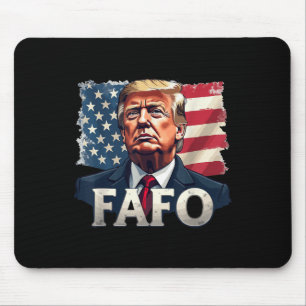 Mousepad Trump Fafo Descubra A Vintagem Da Bandeira Nos