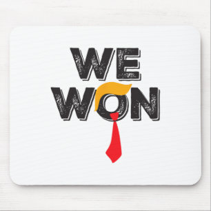 Mousepad Trump ganhamos Trump 47º Presidente vencendo eleiç