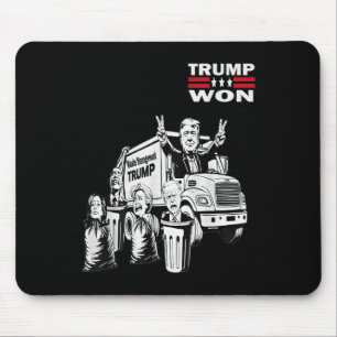 Mousepad Trump Garbage Lixo Gestão de Resíduos 47º Engraçad