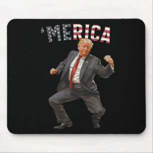Mousepad Trump Happy 4 De Julho Trump American Flag Gifs