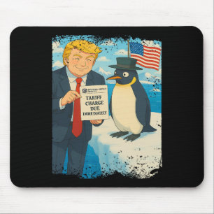 Mousepad Trump Impõe Tarifa Pinguim Anime Política Meme D