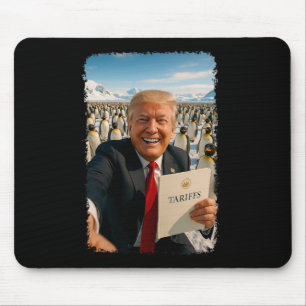 Mousepad Trump Impondo Tarifas Aos Pinguins - Política Irôn