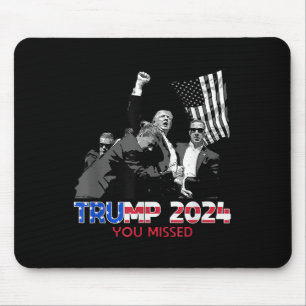 Mousepad Trump Ination Bloody Ear Butler Trump Xou Perdeu