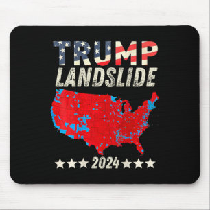 Mousepad Trump Landslides 2024 Mapa Eleitoral Vencedor do T