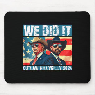 Mousepad Trump Lixo Fizemos Isso Fora da Lei Caipira 2025 (