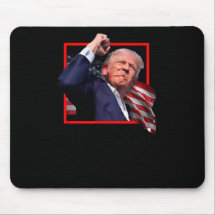 Mousepad Trump Luta Combatendo Combatentes Apoiadores Ameri