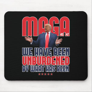 Mousepad Trump Mega 2024 47º presidente sem ônus Meme Des