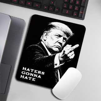 Mousepad Trump Middle Finger 2026 Meme Funny