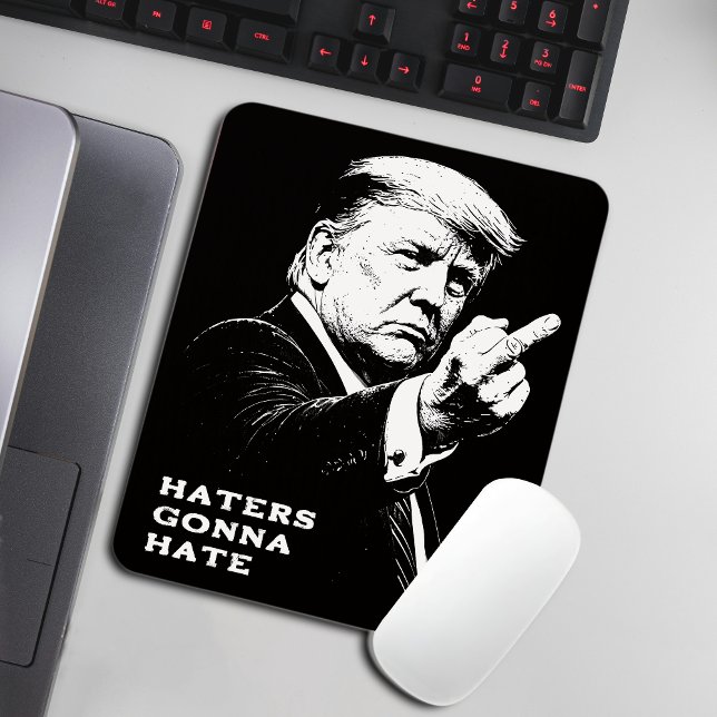 Mousepad Trump Middle Finger 2026 Meme Funny (Criador carregado)
