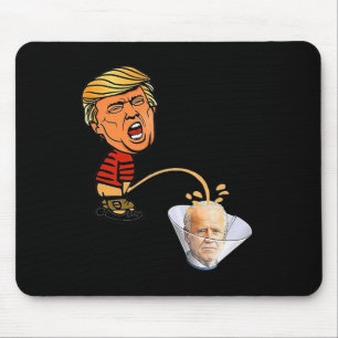Mousepad Trump mijando' em Biden