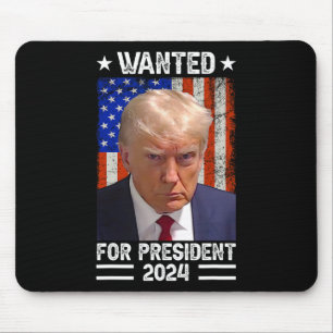 Mousepad Trump Mug Shot Desejado Para Os Eua. Presidente 20