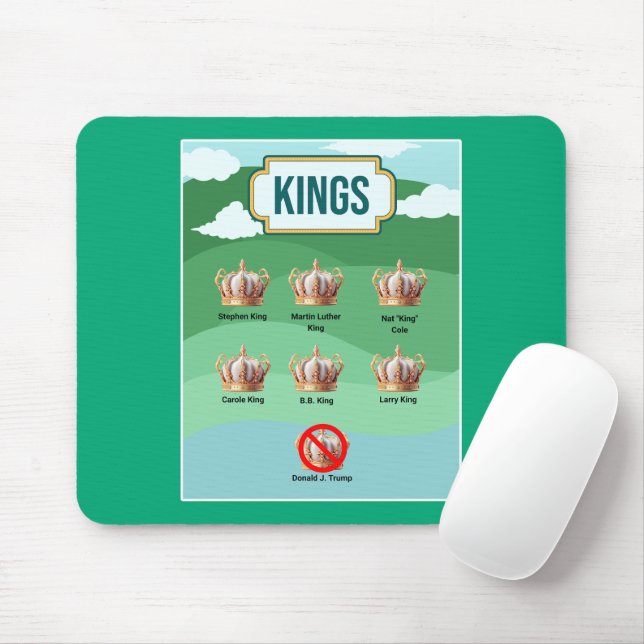 Mousepad Trump não é um rei (Com mouse)