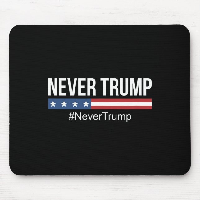 Mousepad Trump - #nevertrump Anti Trump (Frente)