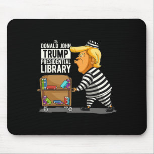 Mousepad Trump Presidencial Biblioteca Funny Anti Trump
