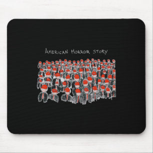 Mousepad Trump Presidente Eua Bandeira Halloween História d