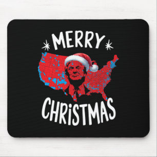 Mousepad Trump Red Election Map Merry Christmas Trump Winne