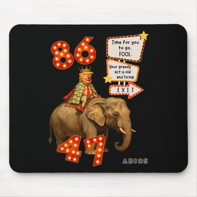 Mousepad Trump Sai - Hora de Ir.  (Frente)