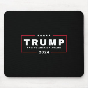 Mousepad Trump Saving America Novamente 4 De Julho De 2024