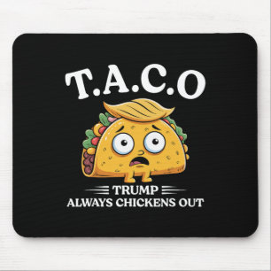 Mousepad Trump Sempre Desiste Taco Engraçado Taco Trump Cam